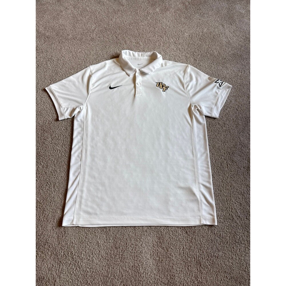 Nike UCF Knights TEAM ISSUED Big 12 Men’s Dri-Fit Polo Size Large